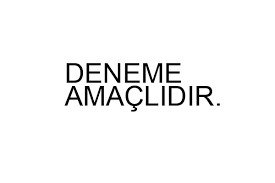 Deneme ürünüdür 1